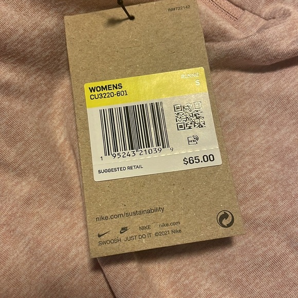 Nike 1/2 Zip Womens Dri Fit Element Running Active Top - pink - Picture 8 of 16